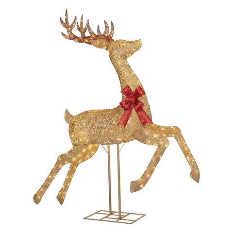 Reindeer lg gold