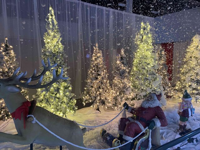 Santa at the North Pole