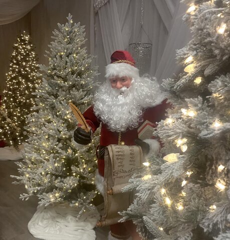 Santa Checking his List