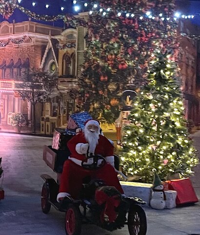Santa in Car