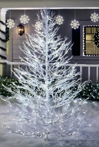 C-7.5 White Led Tree