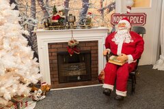 S-Santa near Fire Place