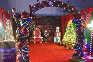 Santa House With Decoration