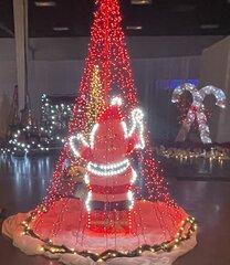 C-12' Led Red Tree