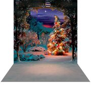 C-Christmas tree&town